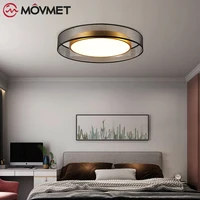 ultra thin led ceiling lamp living room surface installation bedroom kitchen fixture dining room copper home decoration lighting