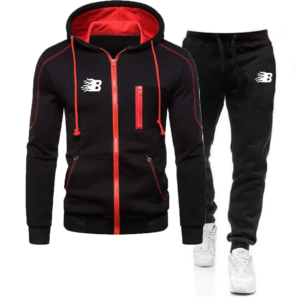 

New men's Hoodie set fall features hot hip hop Sweatshirt fashion men's shirt with pants track suit