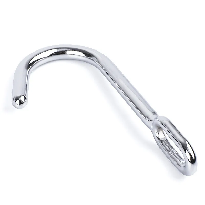 Металлический анальный крючок с шариковым отверстием Анальный расширитель для