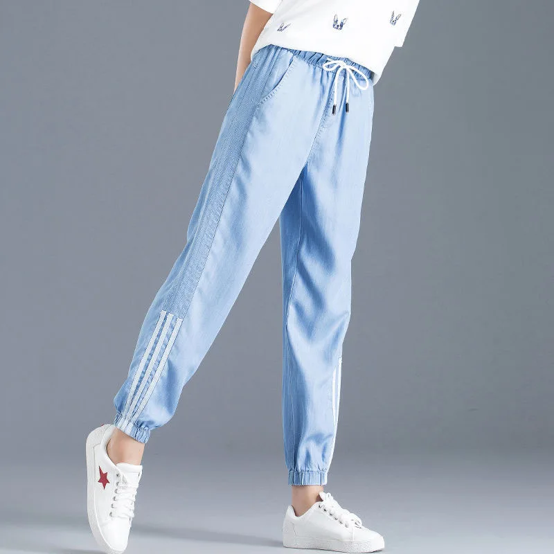 

Summer Women's Pants Wide Mom Jeans Boyfriend High Waist Jeans Slim Women Plus Size Jeans Loose Pants Woman Pants Streetwear