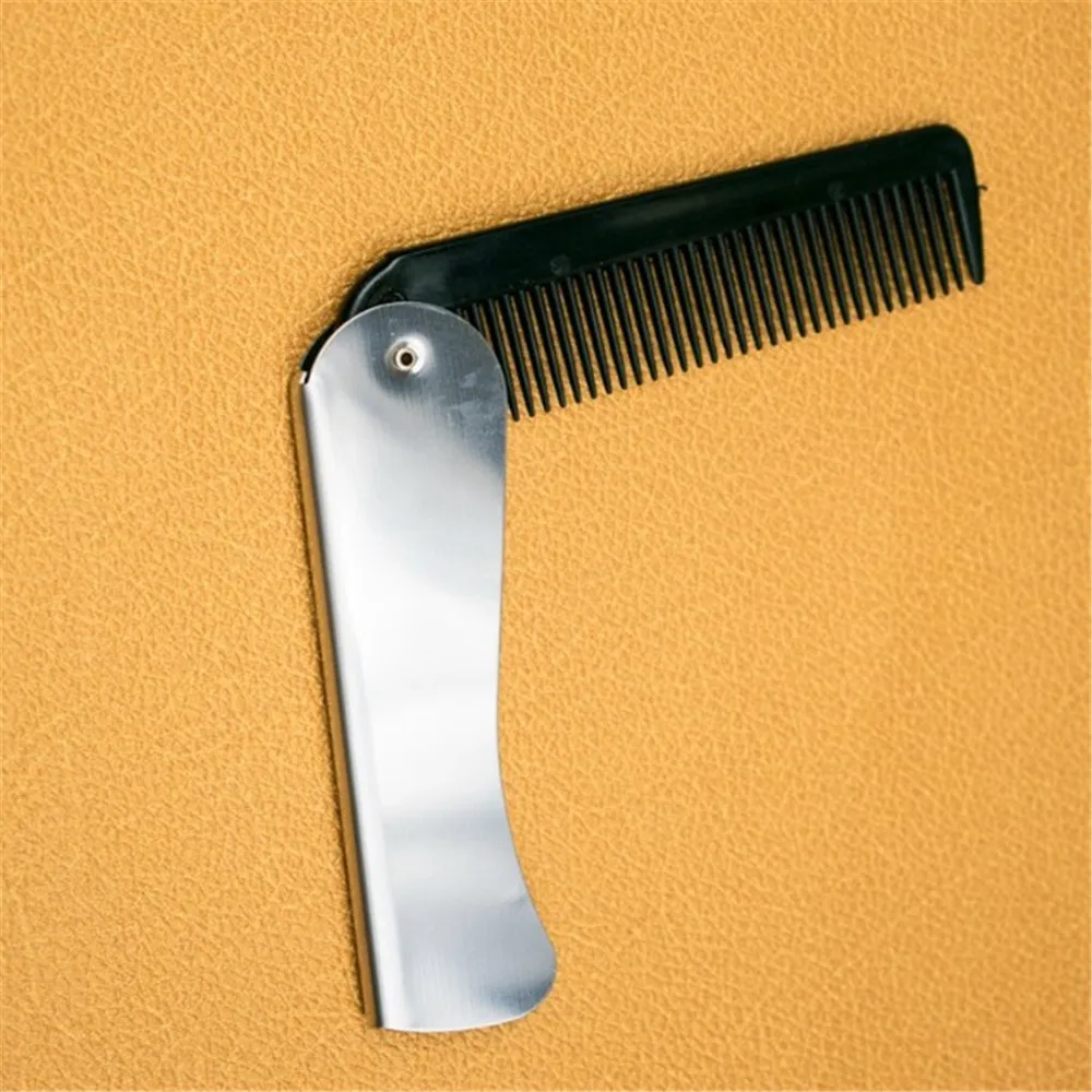 1 шт. модный портативный складной карманный расческа для волос ручной работы