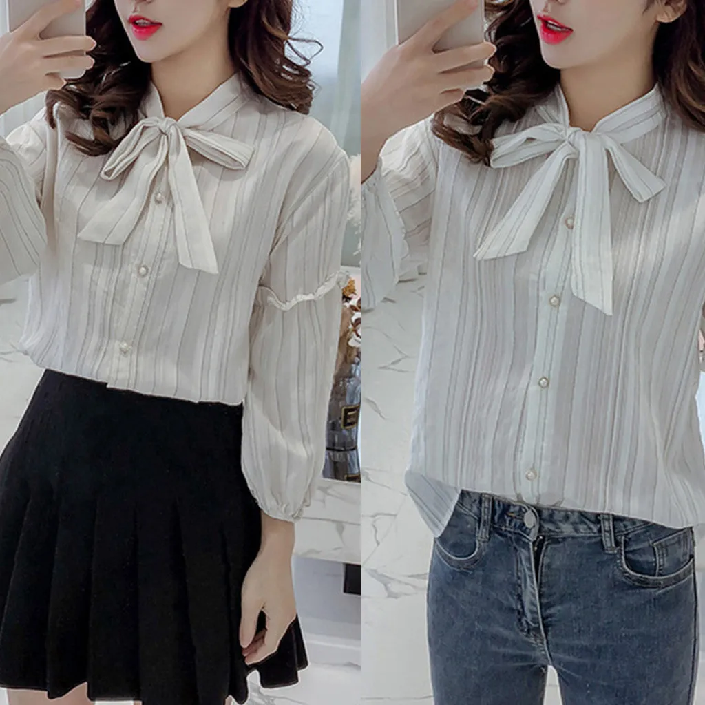 SAGACE женские укороченные рубашки с длинным рукавом и v образным вырезом белые