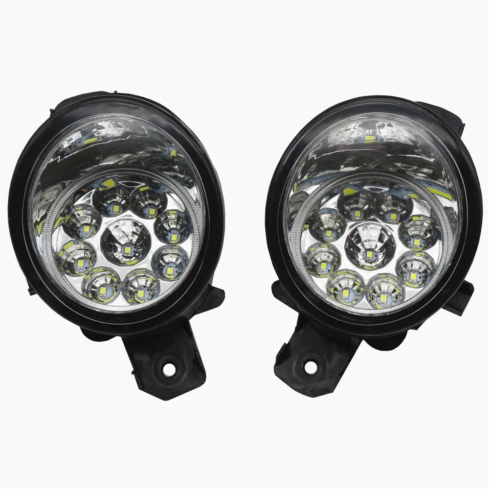 2 шт. автомобильный Стайлинг Светодиодный Противотуманные фары 12 В H11 Галогенные