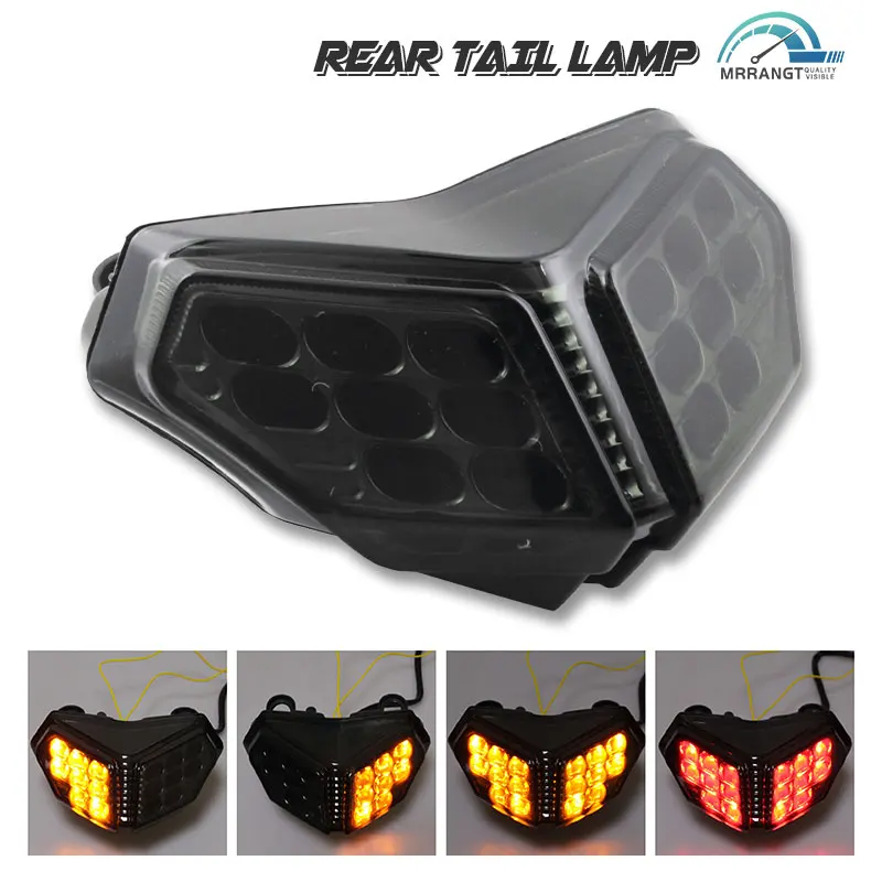 

For Ducati 848 EVO 1098 1198 2008 2009 2010-2012 2013 Motorcycle Accessories Integrated LED Tail Light Brake Turn Signal Blinker