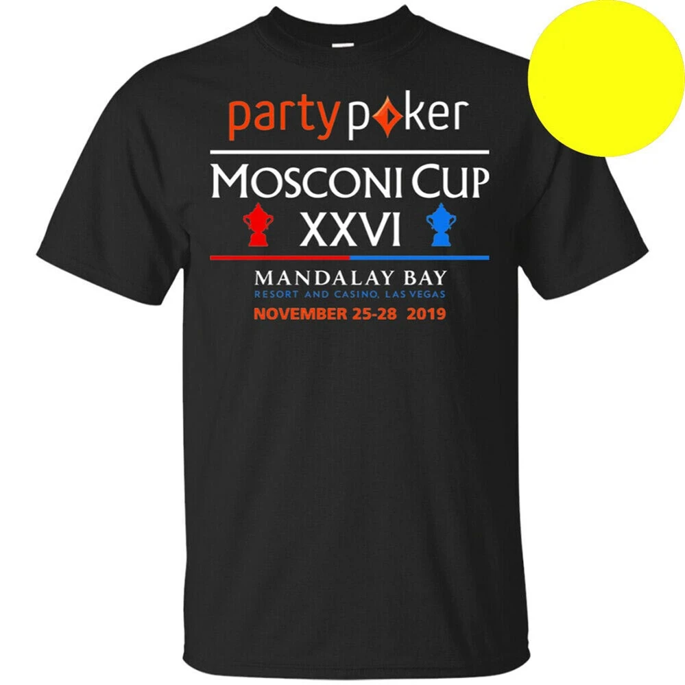 2020 Mosconi Cup Party Футболка мужская женская хлопковая черная спортивная футболка с S 3XL