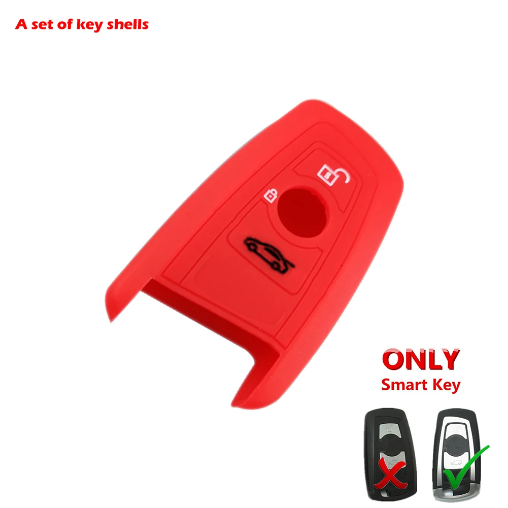 Silicone Car Key Cover Case For 3 Series 09-13 5/7 09-14 Remote Fob | Мать и ребенок