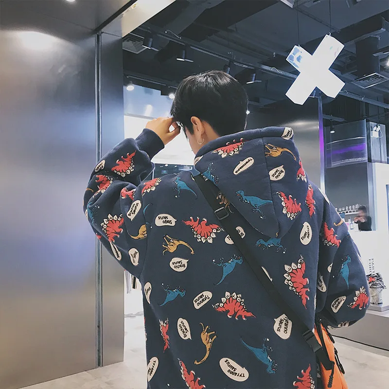 Женская толстовка новинка мультяшный принт топы корейский стиль милый пуловер с