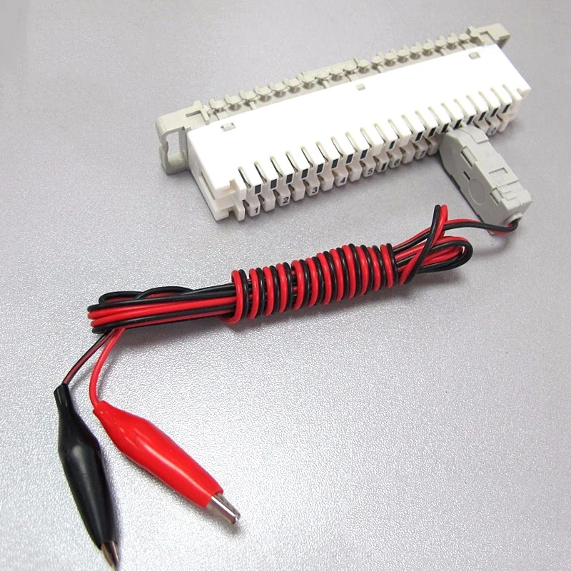 10Pcs 110 Test Head Rj11 Voice Connector Mdf Check Phone For Krone Module Telecom Patch Panel | Электроника