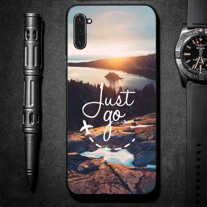 

Travel mountain sea beach quotes1 Phone Case For Samsung galaxy S A note 6 7 8 9 10 20 31 40 50 51 71 edge plus 5G