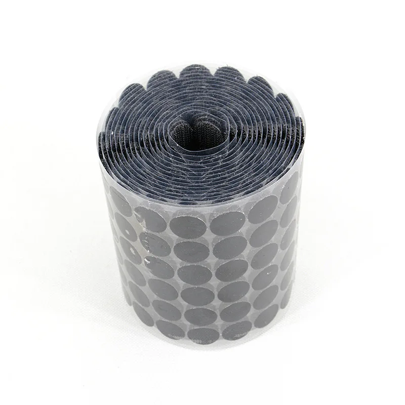 

100Pairs 25/30mm Self Adhesive Fastener Tape Dots Strong Glue Magic Sticker Disc Nylon waterproof Round Hook Loop Tape