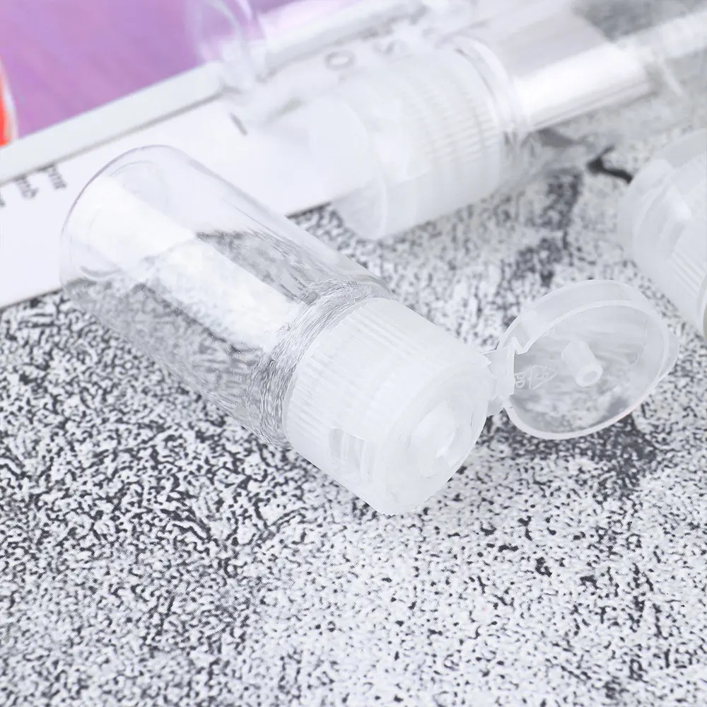 

20pcs 10ML Transparent Empty Bottle Portable Dispenser Make and Skin Care Water Refillable Bottles Multifunctional