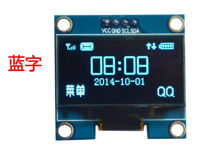 Модуль SSD1306 для UNO R3 MEGA 0 96 Raspberry Pi светодиодный модуль с диагональю 128 дюйма желтый