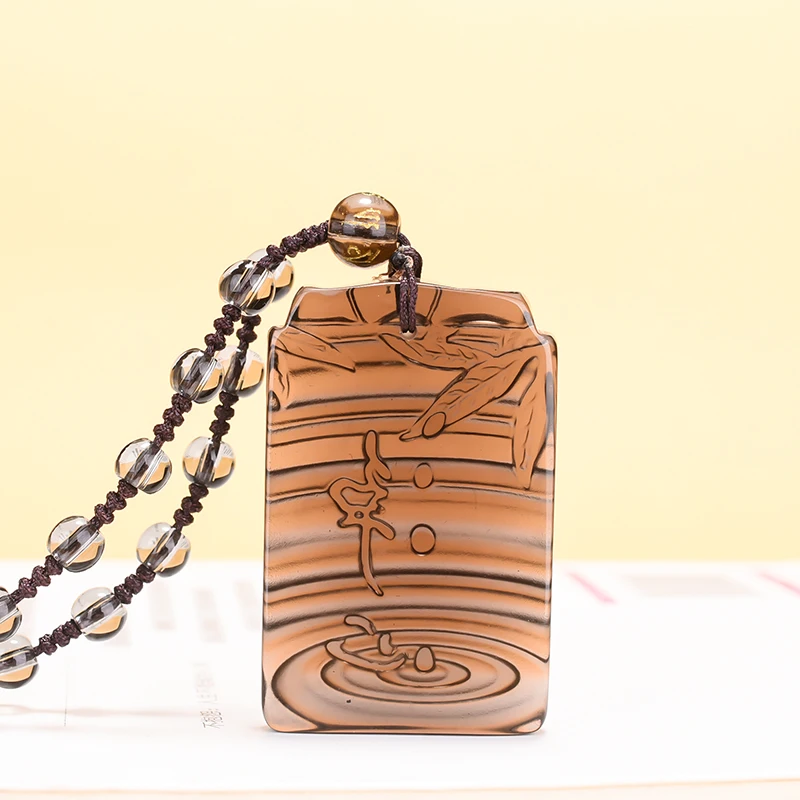 Natural icy Obsidian heart pure pendant men's talisman jadees women's money transfer Necklace | Украшения и аксессуары