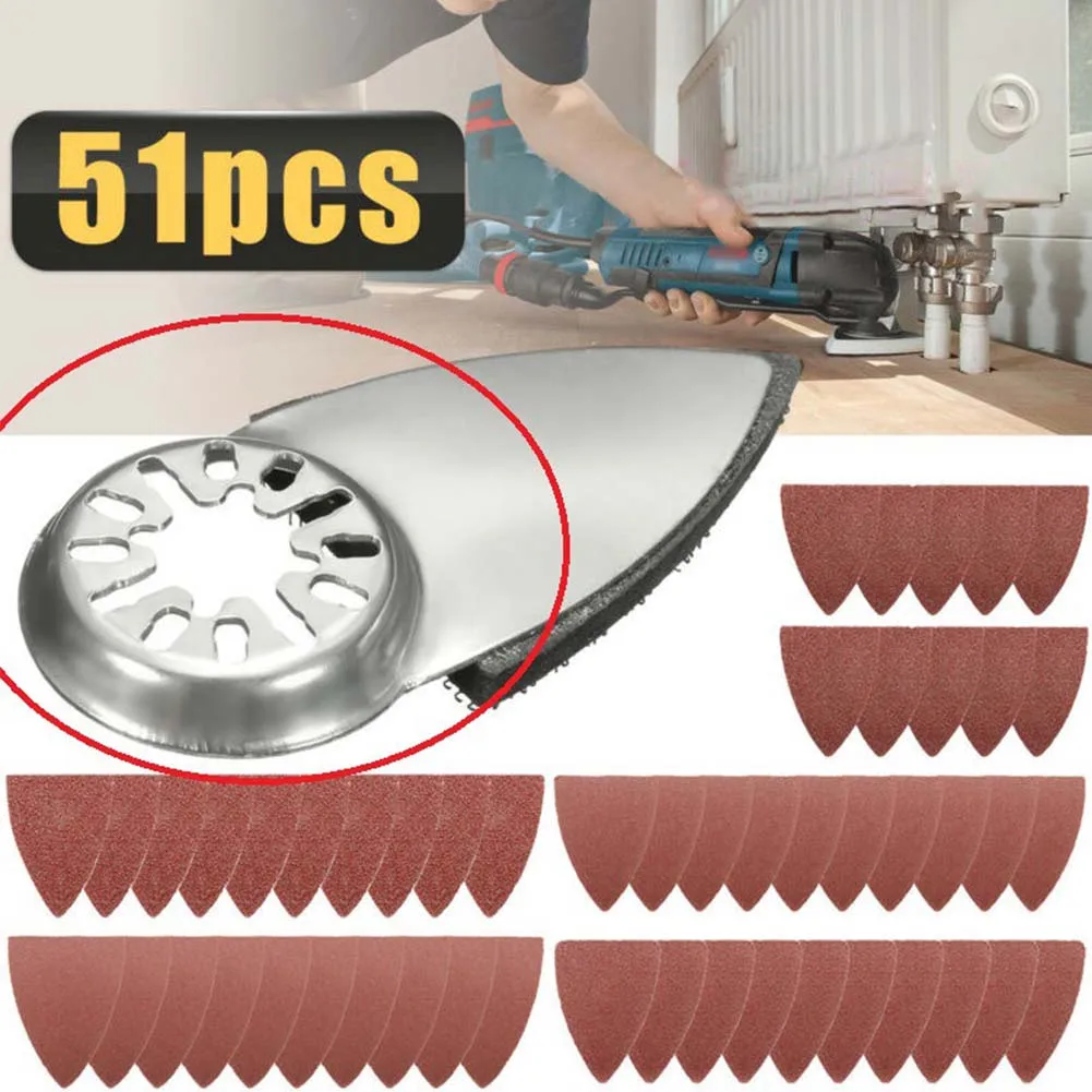 

Finger Sanding Pad Professional Sheets Practical Sand Paper ABS Multi Tool Accessories Oscillating Abrasive Durable For Chicago