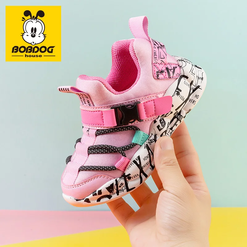 Детская обувь BOBDOG house Нескользящие Детские кроссовки с мягкой подошвой