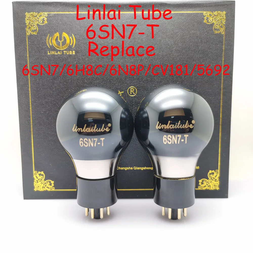 Linlai tube 6SN7-T заменяет 6SN7/6H8C/6N8P/CV181/5692 оригинальная фабричная точность | Электроника
