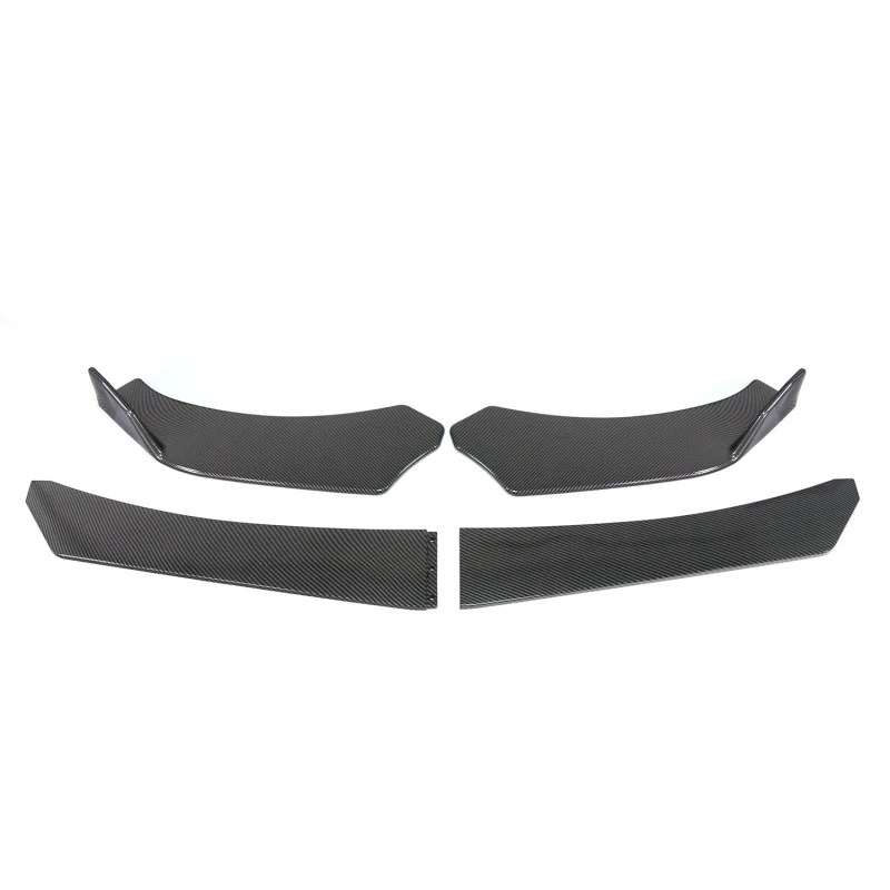 4 шт. Универсальный Автомобильный передний бампер комплект губ спойлер сплиттер