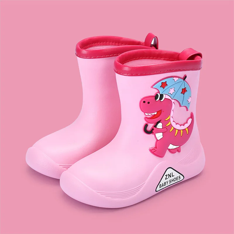 

2022 Cartoon Kids Rain Boots Boy Girls Rubber Boots Children Waterproof Rainboots New Fashion Health Non-slip Baby Water Shoes