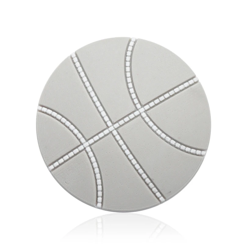 grey basketball Ручка для дома противоскользящая дверная накладка круглая настенная Защитная Клейкая ручка 1 шт. 3D Силиконовая горячая Распродажа дверная ручка бампер краш-накладка - Цвет: grey basketball