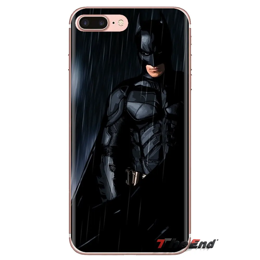 Прозрачный мягкий чехол чехлы Бэтмен лучшие обои для iPod Touch Apple iPhone 4 4s 5 5S SE 5C 6 6S 7 8 X