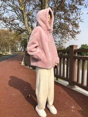 2021 Women Autumn and Winter New Lamb Fur Coat G1