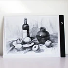 Планшет для рисования A5A4A3, доска с подсветильник кой и регулируемой яркостью, USB, с дополнительными подставками для рисования, трассировки, алмазной живописи