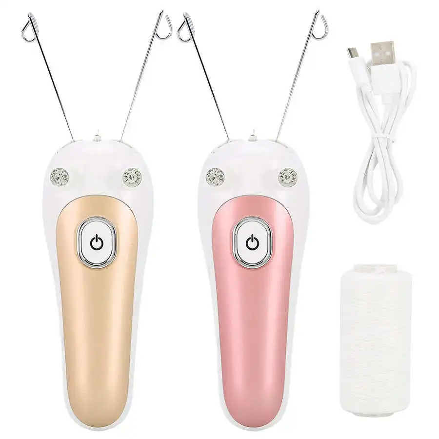 

Women Electric Epilator Body Facial Hair Removal Defeatherer Cotton Thread Depilator Lady Shaver Face Hair Remover Beauty Care