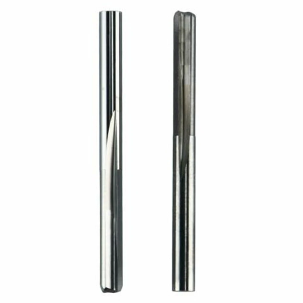 

10pcs End Mill 1/8Inch Shank 2 Flutes Straight Slot CNC Router Milling