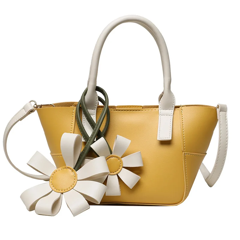 

2021 New PU Women's Bag Fresh Portable Picture Mother Bag Western Style Casual Messenger Shoulder Bag Purses and Handbags