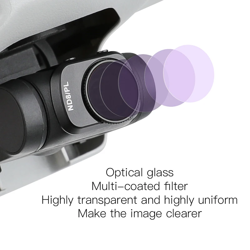 Mavic мини-фильтр для камеры ND-PL CPL ND8 ND16 ND32 ND64 PL Регулируемый Фильтр из алюминиевого