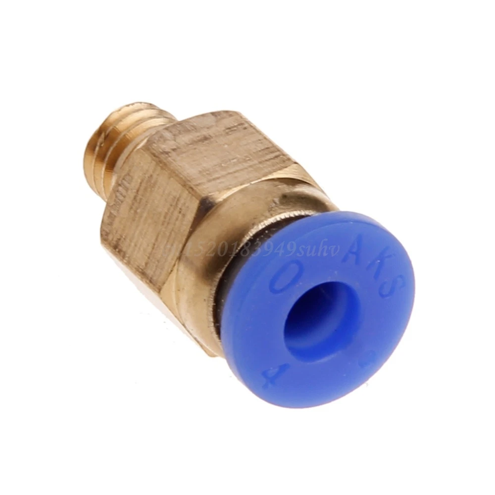 5Pcs PC4-M6 Pneumatic Straight Fitting Connector for 4mm OD Tubing M6 6mm Reprap | Компьютеры и офис