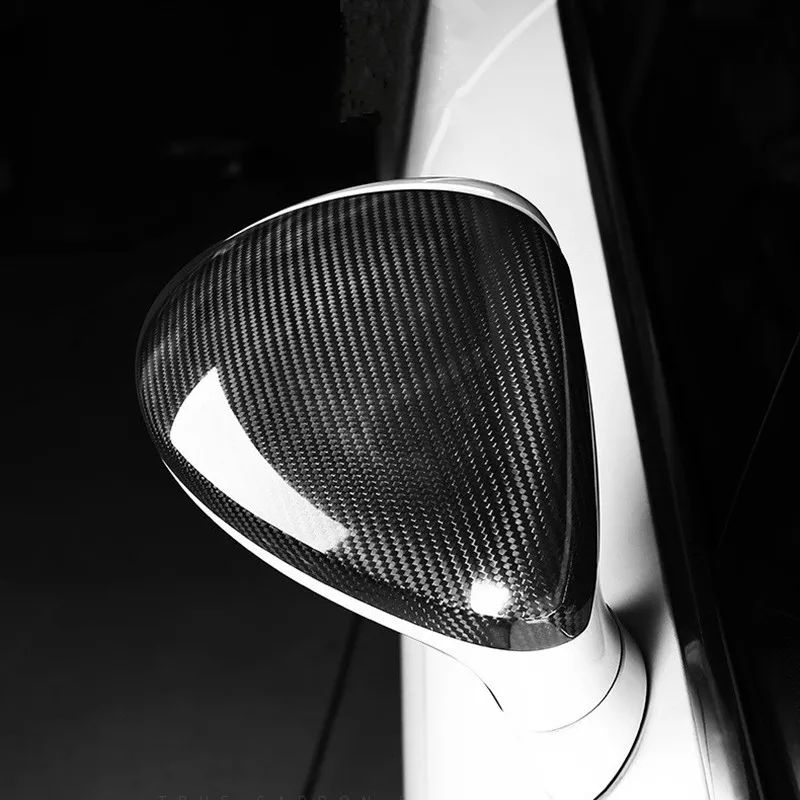 Покрытие для зеркала заднего вида из углеродного волокна Porsche Cayenne Macan Panamera 718 Cayman