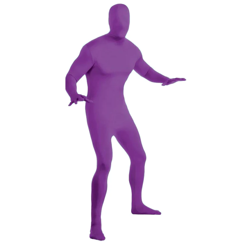 Танцевальные костюмы Zentai для взрослых цельнокроеный костюм черного цвета из