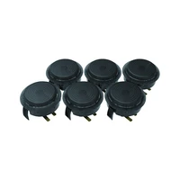 6pcs punk workshop 24mm mechanical buttons pushbutton with cherry switches kailh switches razer switch for hitbox arcade cabinet