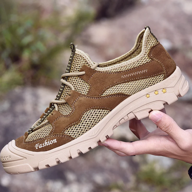 

Zapatillas Verano Summer Breathable Men Shoes Men's Sneakers Work Slippers Beach Man For Zomerschoenen Heren