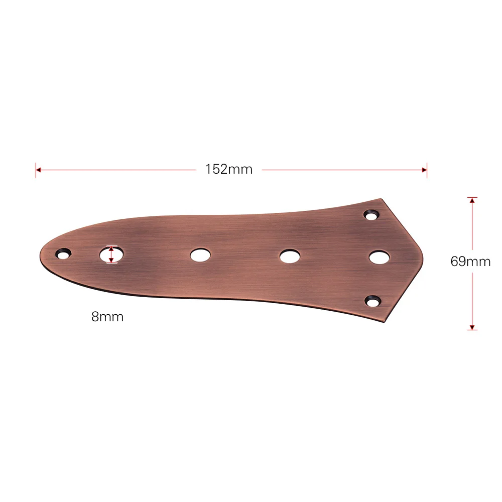 4 отверстия резная панель управления алюминиевый сплав для JB джаз бас запасные