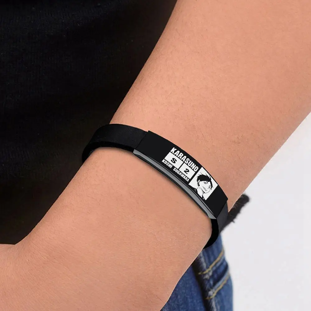 Haikyuu!! Figure Wristband Toys For Children Haikyuu! Hinata Shoyo Kageyama Tobio Metal Bracelet Cosplay Party Accessories Gifts | Игрушки и