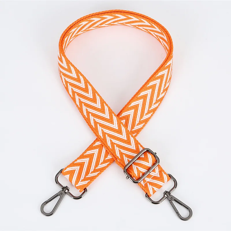 

Rainbow Adjustable Obag Straps Nylon Colored Belt Bag Strap Hanger Handbag Accessories for Women Decorative Obag Handle Ornament