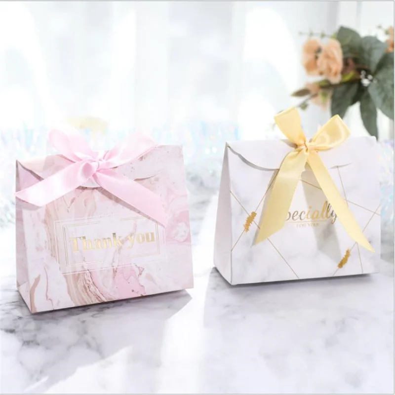 

5pcs/lot Thank You Printed Mini Portable Candy Bag Box for Favor Gift Decoration Event Party Supplies Wedding Favours Gift Boxes