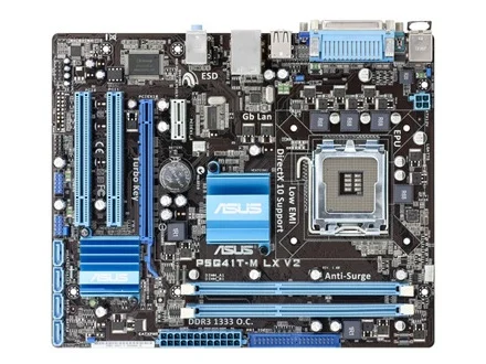 Asus P5G41T-M LX V2 настольная материнская плата G41 LGA 775 для Core 2 Duo DDR3 8G SATA2 VGA uATX оригинальная б/у материнская плата