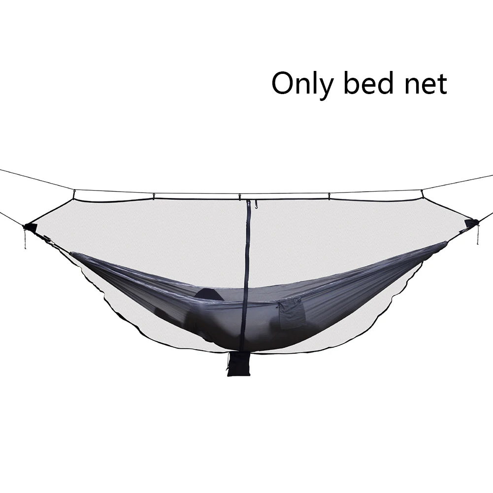 

Outdoor Double Dual Sided Easy Use Bug Mosquito Separating Lightweight Camping Hammock Net Zipper Parts Single Hook Hiking Tool