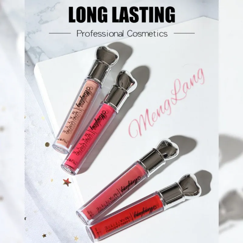 Матовый блеск для губ стойкий Водостойкий тинт жидкая помада сексуальные