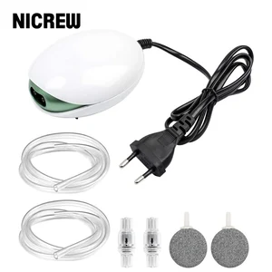 Аквариумный воздушный насос NICREW UFO, бесшумный воздушный аэратор, насос для аквариума, кислородный насос с аквариумными аксессуарами, кислородный воздушный насос