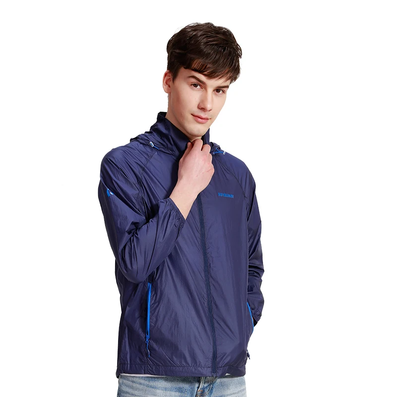 ROYALWAY мужские и женские солнцезащитные куртки с шляпой легкие летние