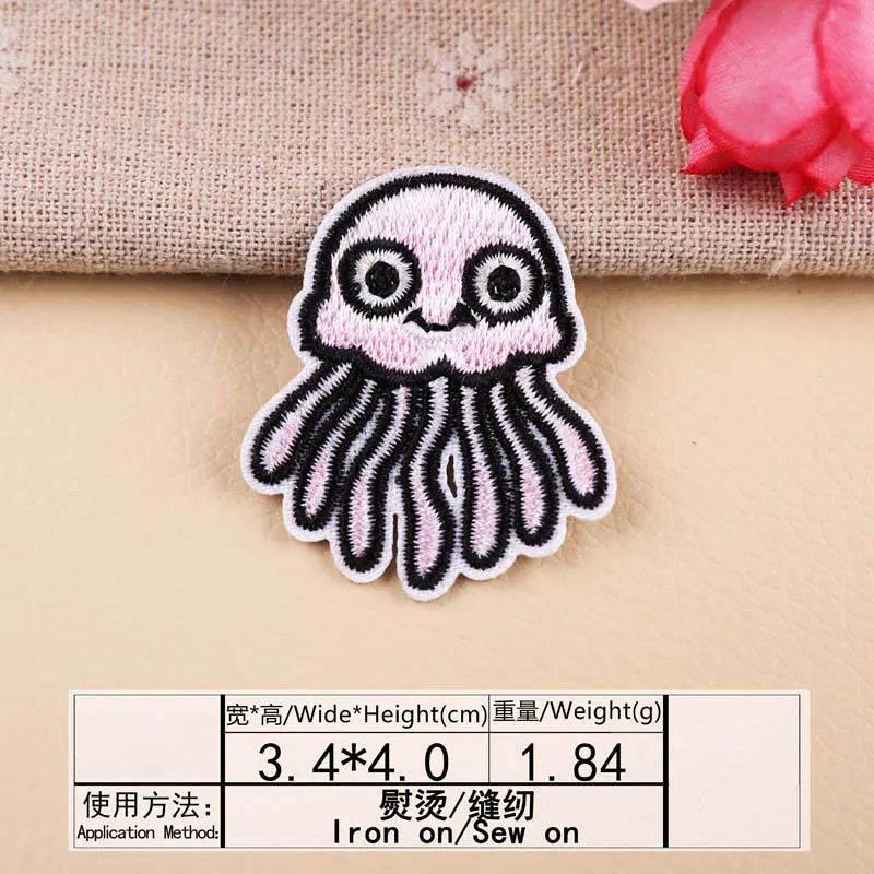 

Marine Style Embroidery Patch Heat Transfers Iron On Sew On Patches for DIY T-shirt Clothes Stickers Decorative Appliques 47304