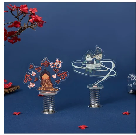 

Новинка Аниме Tian Guan Ci Fu Hua Cheng Xie Lian мультяшный креативный акриловый пружинный встряхиватель подставка фигурка модель пластина настольная иг...