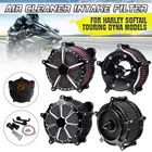 1 шт. мотоциклетный воздушный фильтр воздухоочиститель CNC хром для Harley для Softail Для путешествий для Dyna моделей 1993-2016