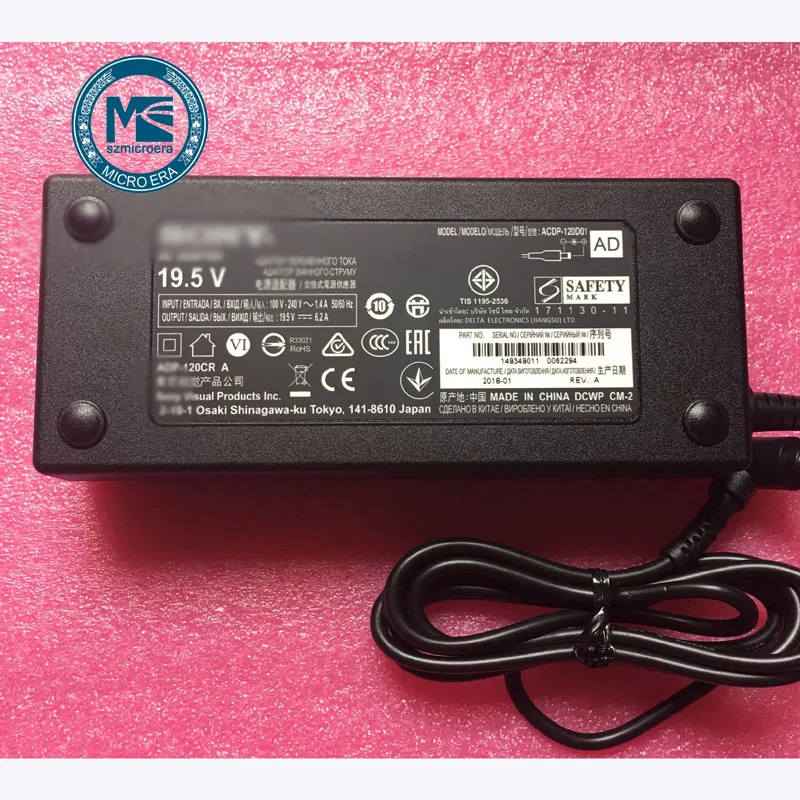 Оригинальный Новый адаптер питания для телевизора Sony ACDP 120D01 19 5 в 6 2 А|Адаптеры AC/DC|