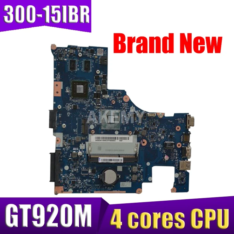 NM A471 материнская плата для For Lenovo 300 15IBR ноутбука DDR3 100% тестовая работа с 4 ядрами ЦП