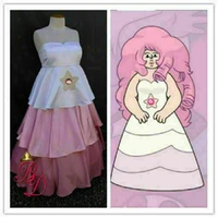 new rose quartz universe inspired dress edition a pregnant woman cosplay